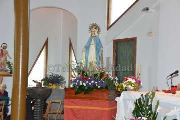 Misa y procesión religiosa en Caserones Bajos y Cendro (Foto TA)